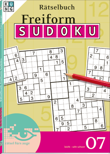 Freiform Sudoku 07 Rätselbuch